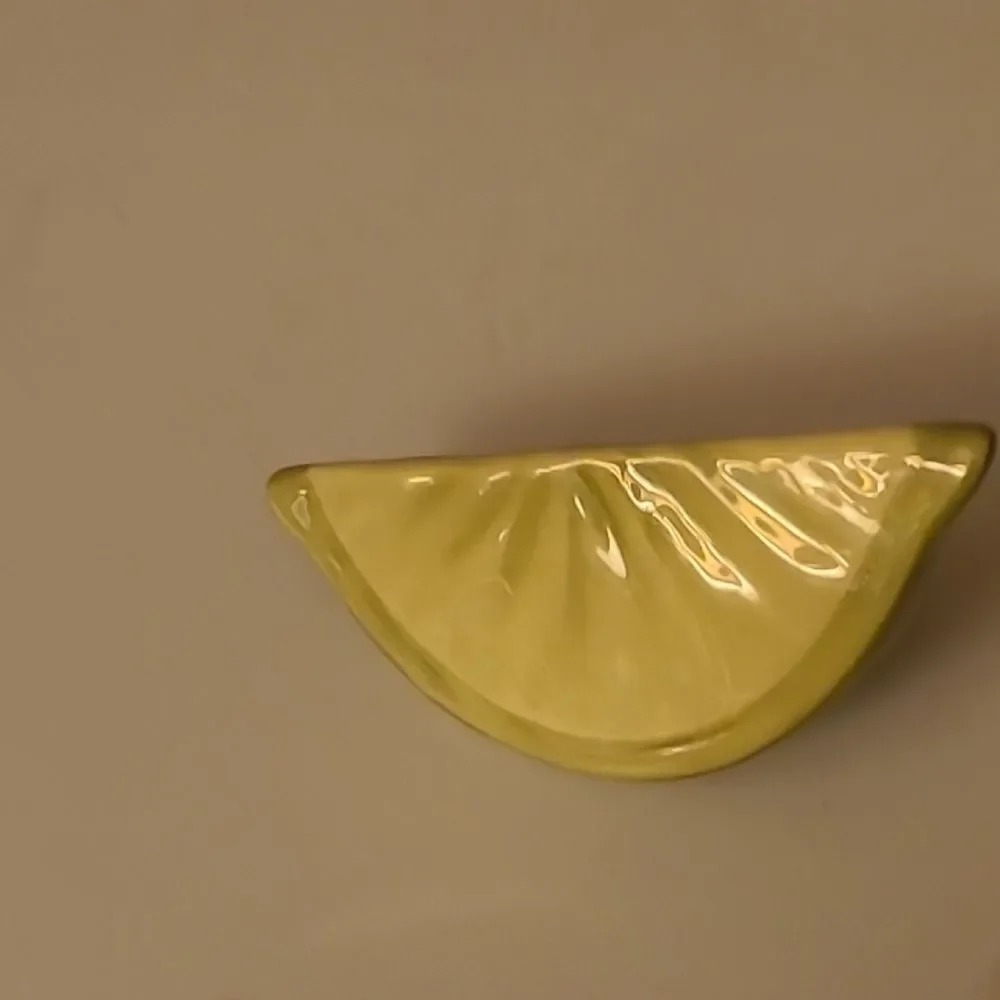 Green Ceramic  Lime Slices Salt and Pepper Shakers